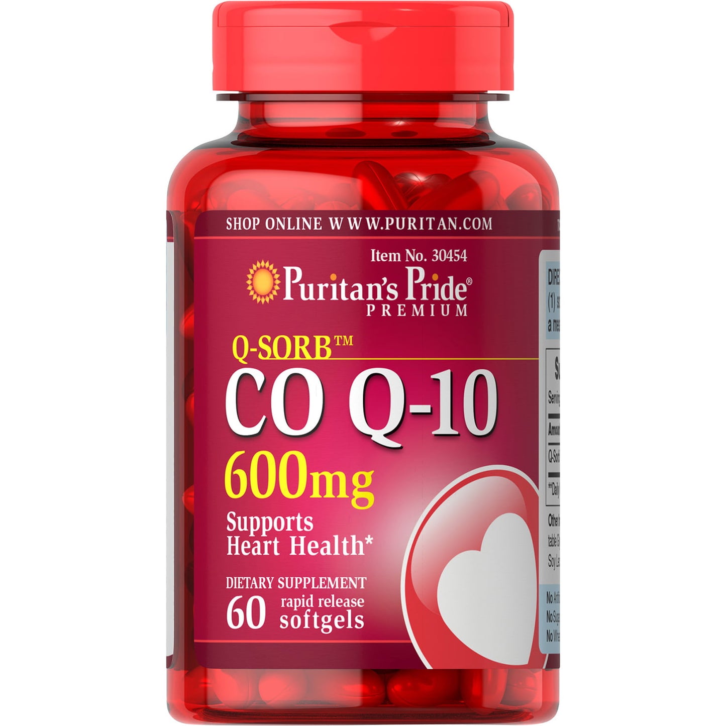 CO Q-10 120 mg 60 rapid release softgels