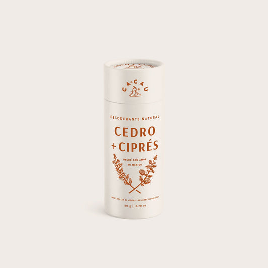 Desodorante Natural Cedro + Ciprés 80 g