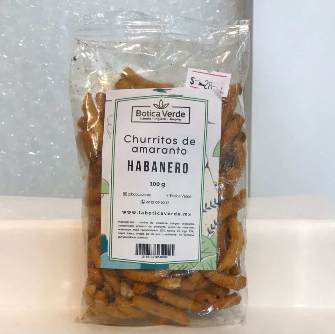 Churritos de amaranto botica 100 g