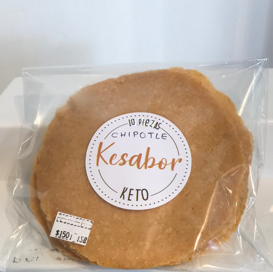 Kesabor tortillas de harina de almendra con chipotle 10 pz N&C