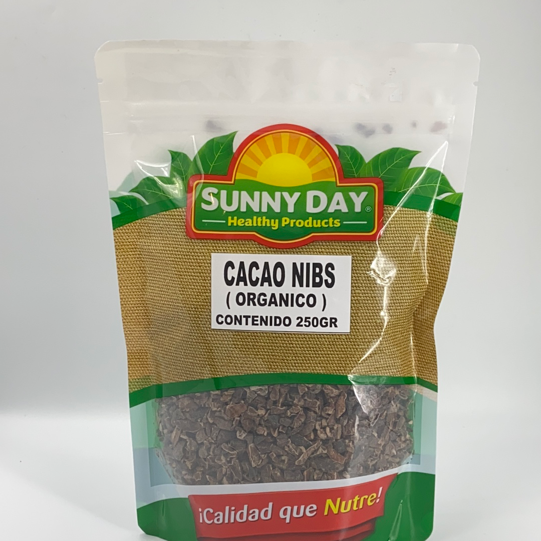 Cacao nibs orgánico SUNNY DAY 250g