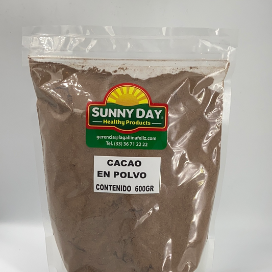 Cacao en polvo 600g SUNNY DAYS