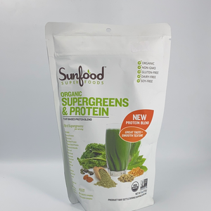 SUNFOOD Organic Supergreens & Protein 227g