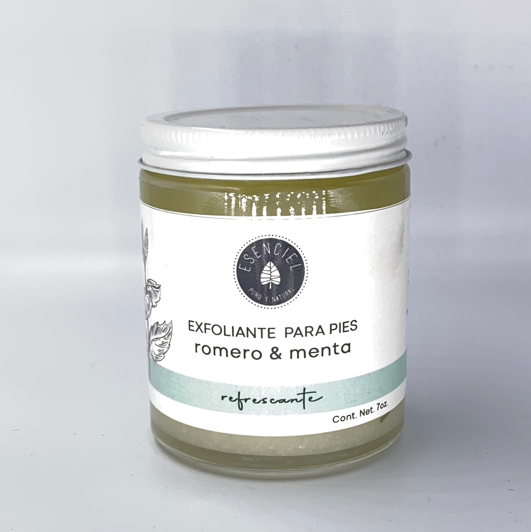 EXFOLIANTE PARA PIES ROMERO & MENTA 7oz